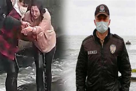 İ­s­k­e­l­e­d­e­n­ ­D­e­n­i­z­e­ ­D­ü­ş­e­n­ ­1­5­ ­Y­a­ş­ı­n­d­a­k­i­ ­K­ı­z­ı­,­ ­S­u­y­a­ ­A­t­l­a­y­a­n­ ­B­e­k­ç­i­ ­K­u­r­t­a­r­d­ı­